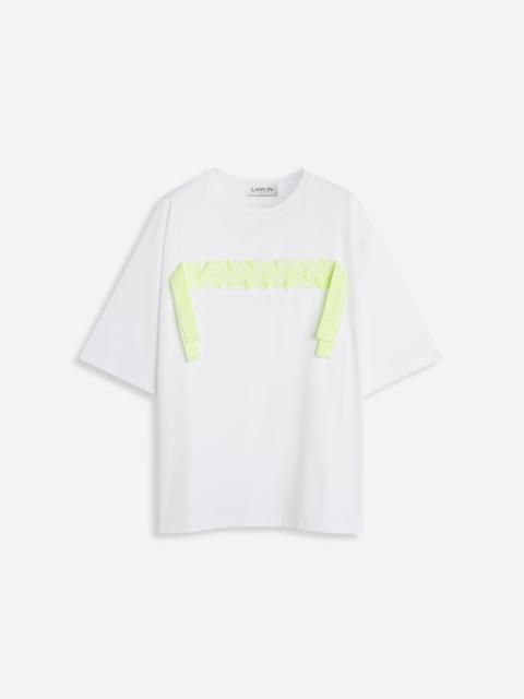 Lanvin LANVIN CURB LACE T-SHIRT