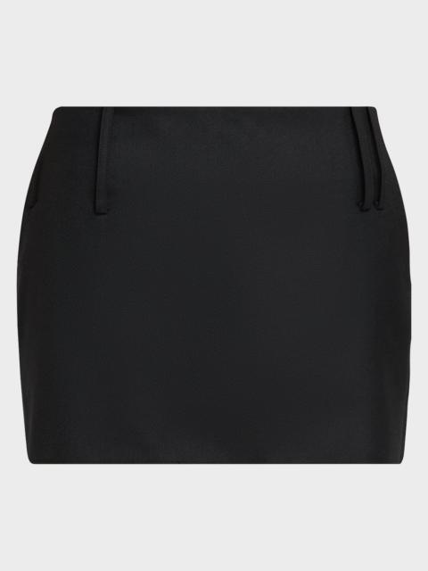Tonywack Wool Mini Skirt