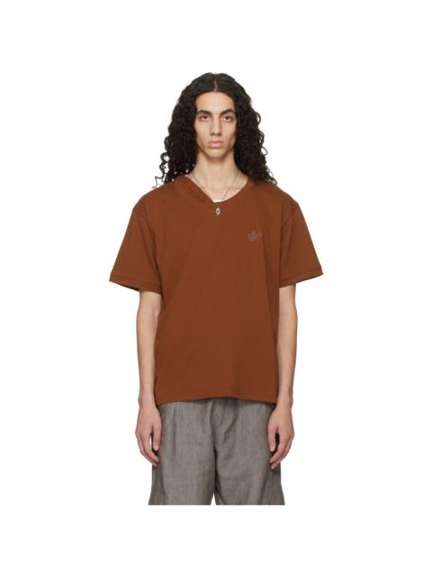 SERAPIS Tan Waistband T-shirt