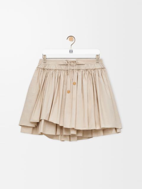 Loewe Mini Skirt in cotton