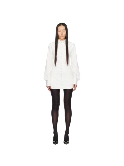 Dion Lee Off-White Hook Tube Minidress