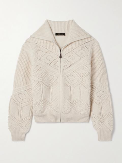Loro Piana Cashmere Zip-up Cardigan