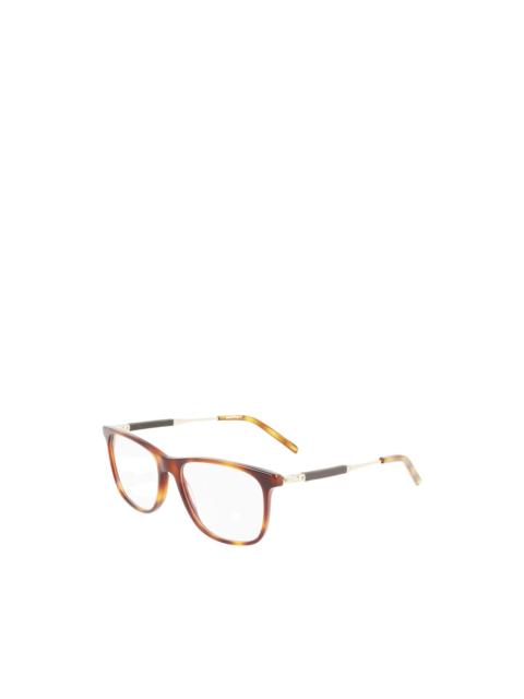 FERRAGAMO havana square-frame glasses