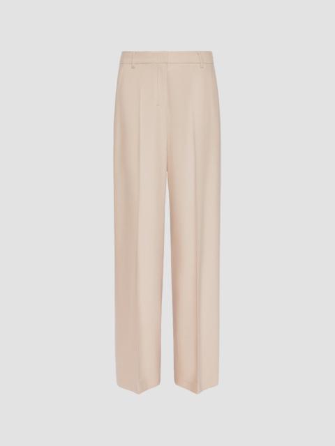 Max Mara Women's Regular Fit Wool Trousers - Albino