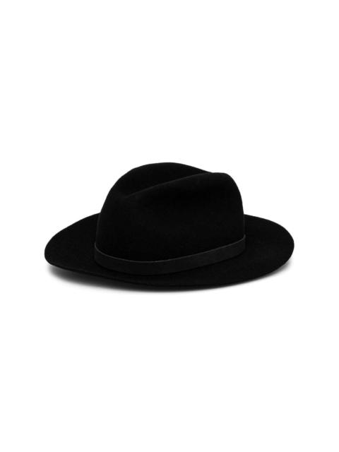 EMPORIO ARMANI wool fedora hat