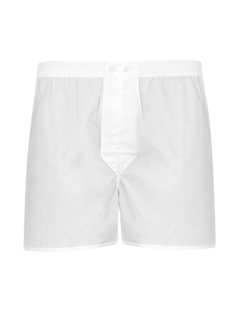 Savoy white cotton boxer shorts
