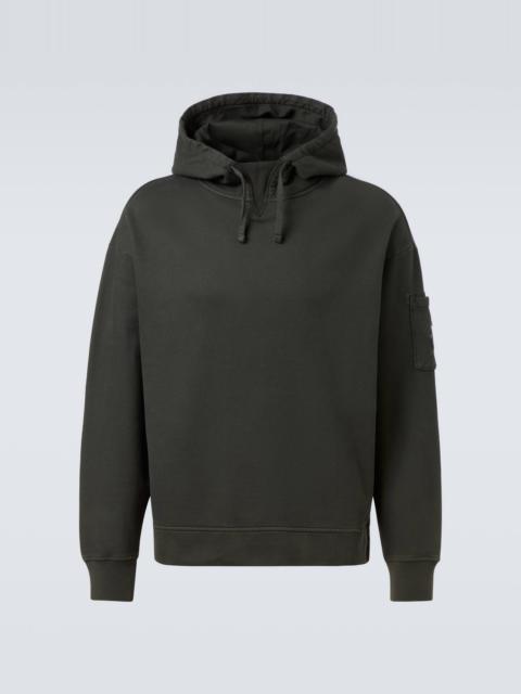 C.P. Company Lens cotton fleece hoodie