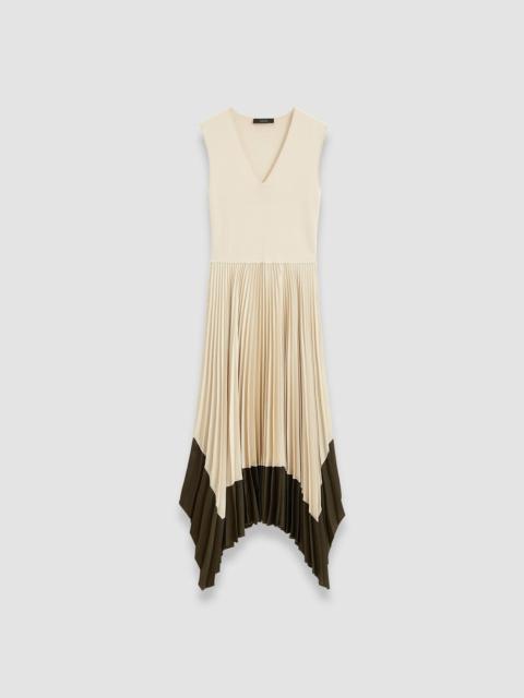 JOSEPH Knit Weave Plissé Animation Dura Dress
