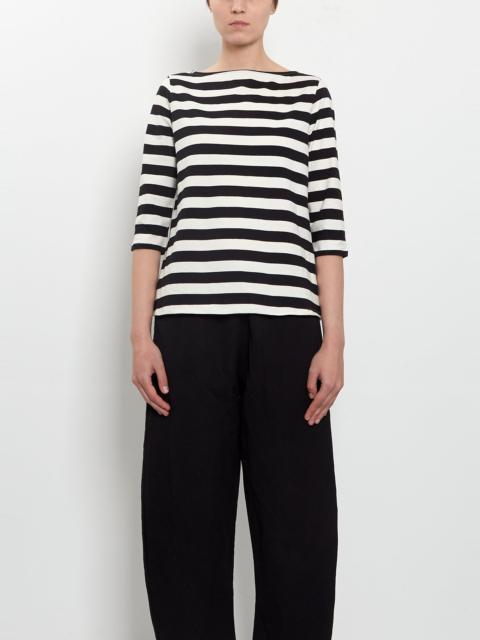 apuntob Cotton Striped Jersey 3/4 Sleeve Tee
