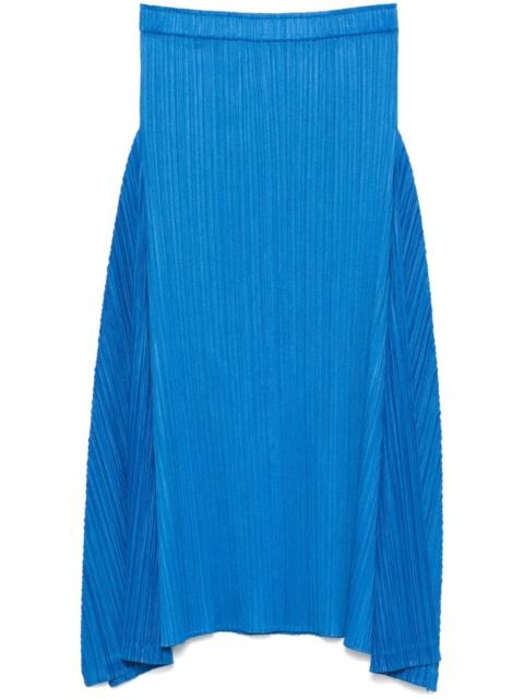 Pleats Please Issey Miyake Thicker Bottoms 2 midi skirt