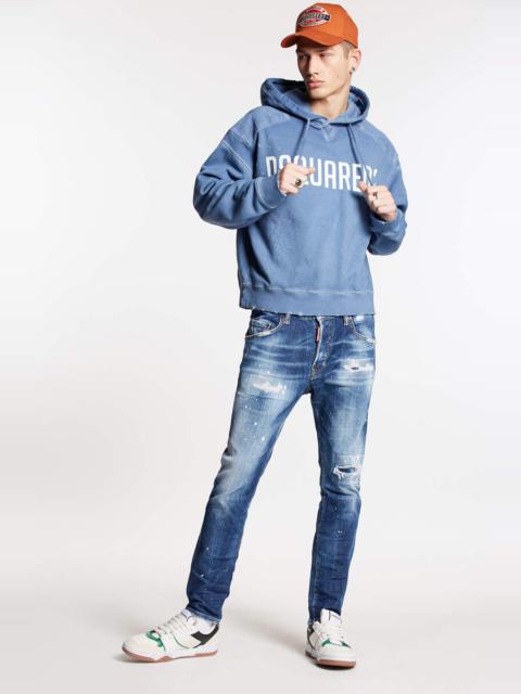 MEDIUM BASIC RIPPED WASH SKATER JEANS