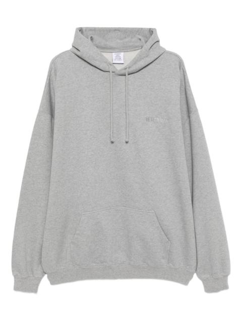 VETEMENTS logo-embroidered hoodie