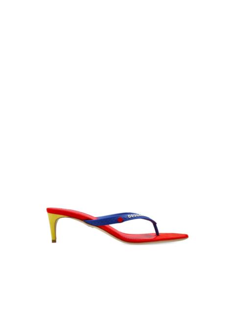 DSQUARED2 colour-block sandals