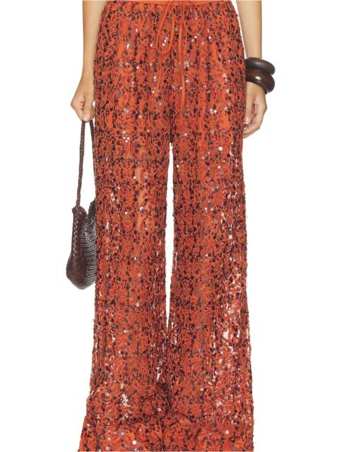 ESSENTIEL ANTWERP Jenims Lace Sequin Pants