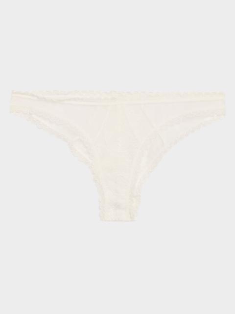 KIKI DE MONTPARNASSE Dahlia Scalloped Floral Lace Panty
