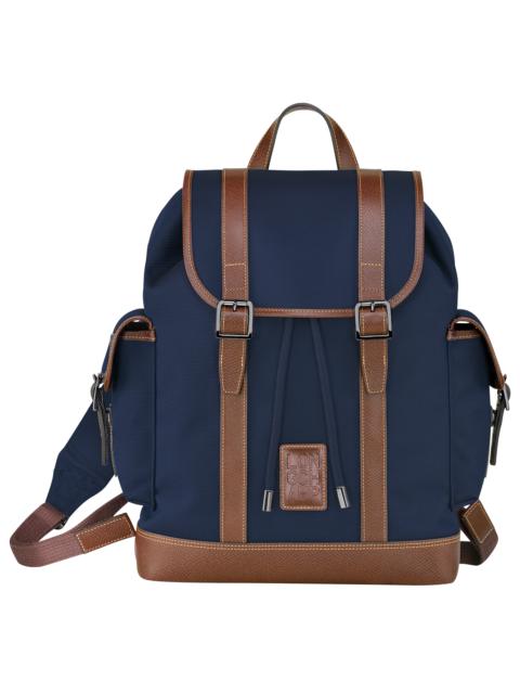 Longchamp Boxford Backpack Blue - Canvas