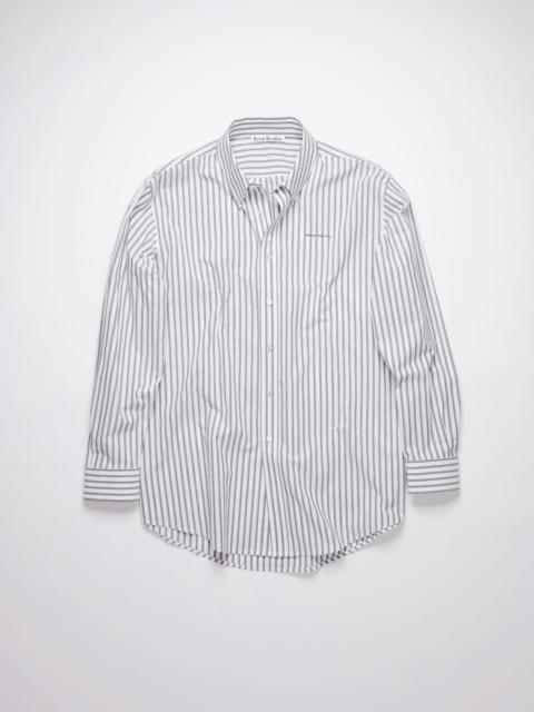 Acne Studios Striped shirt - Midnight blue