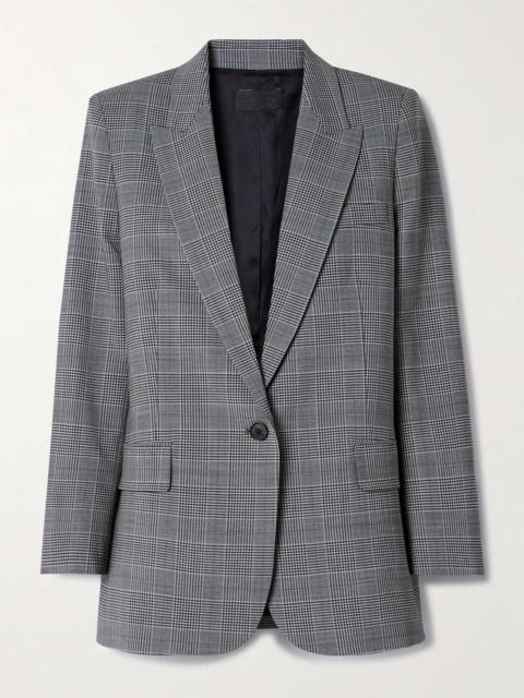 Diane Prince of Wales checked wool-blend blazer