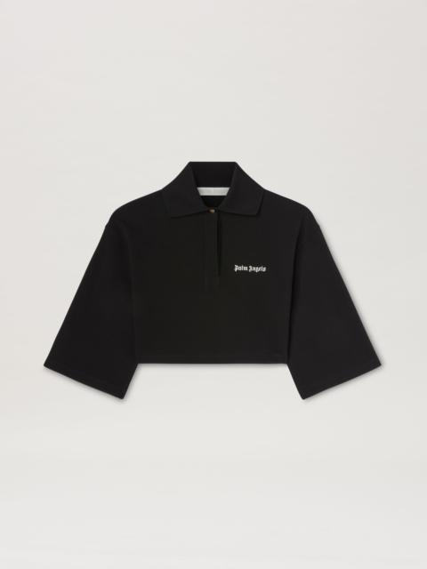 Palm Angels Logo Cropped Polo
