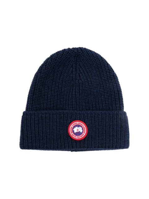 Artic Disc ribbed beanie