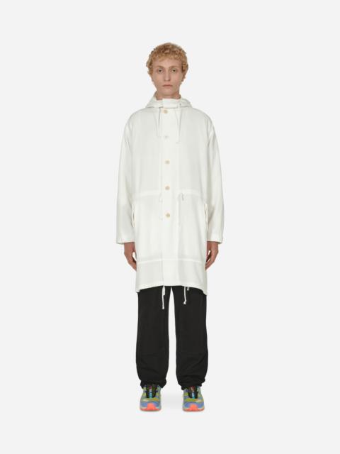 BLACK COMME des GARÇONS Engineer Tarpaulin Cross Coat White