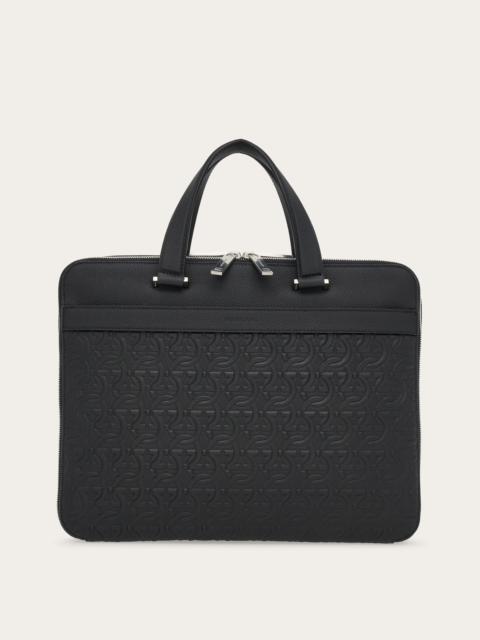 Embossed briefcase