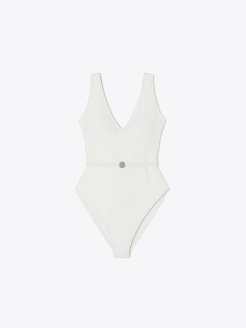 TORY BURCH Belted Swimsuit