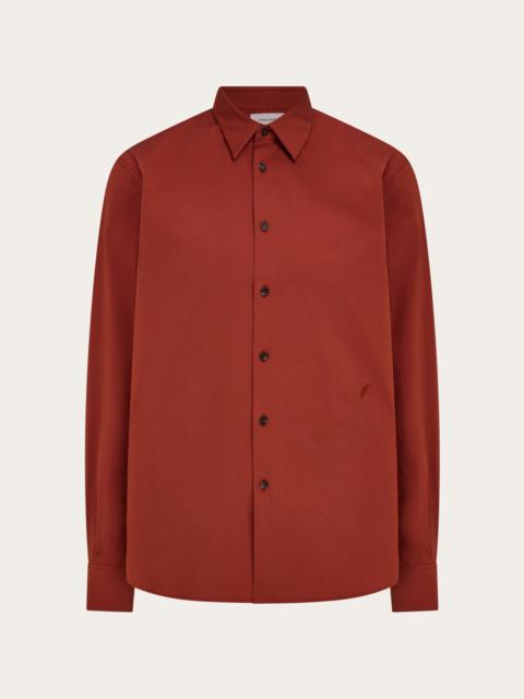 FERRAGAMO Shirt with micro print detail