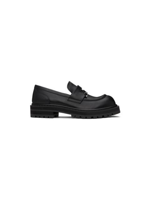 Marni Black Leather Chunky Loafers