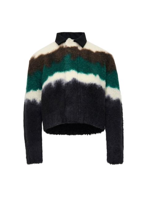 sacai Chusen-Dyed Knit Cardigan