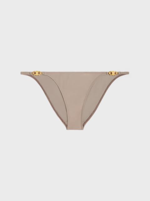 CELINE triomphe swimsuit bottom in matte jersey