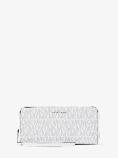 MICHAEL KORS Jet Set Large Signature Logo Continental Wallet