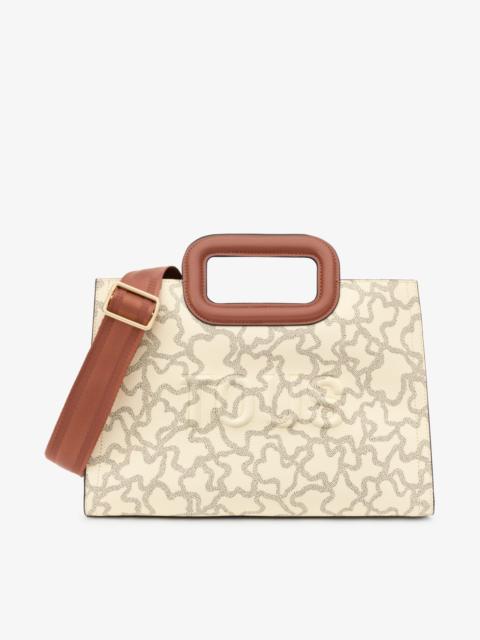 TOUS Medium beige Kaos Icon Amaya Shopping bag