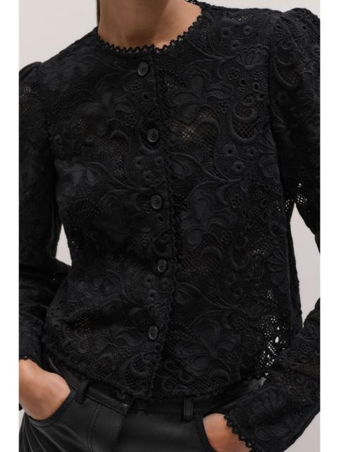 ME+EM Lace Crop Jacket