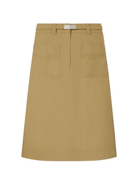 TORY BURCH cotton camp skirt