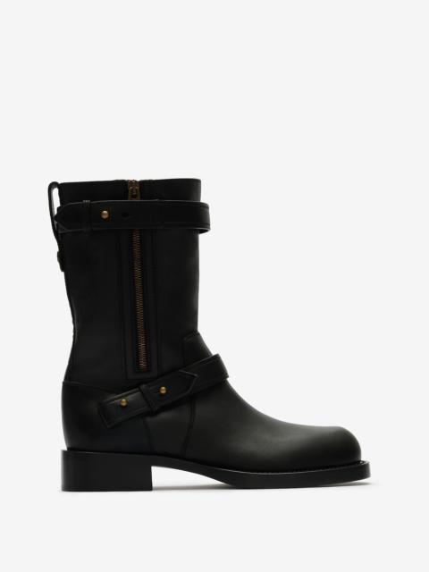 Burberry Leather Kent Biker Boots
