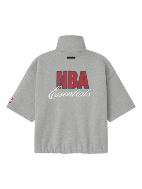 ESSENTIALS Fear of God Essentials NBA High Neck Jacket 'Concrete Heather' 192NB254104F