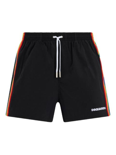 DSQUARED2 stripe-detail swim shorts