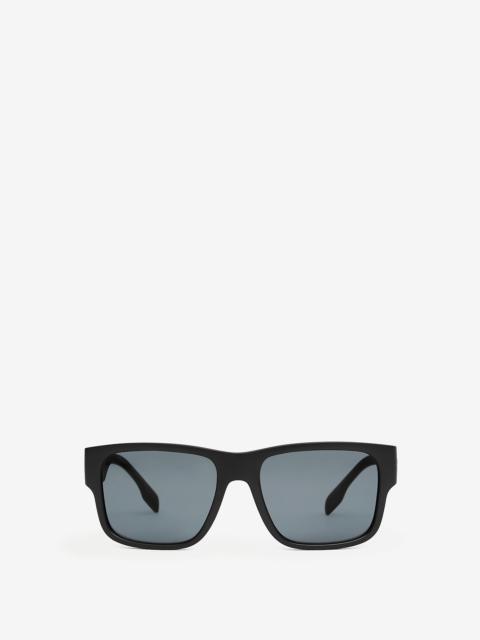 Burberry Logo Detail Square Frame Sunglasses