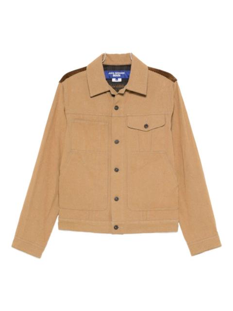 Junya Watanabe MAN panelled shirt jacket