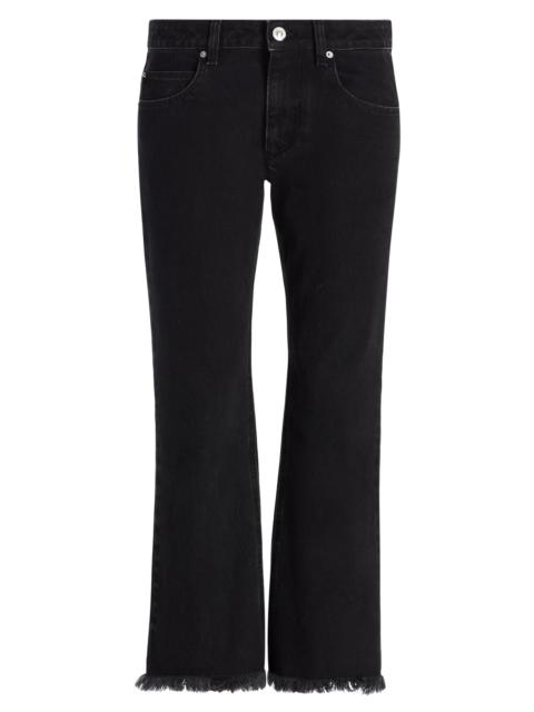 Isabel Marant Women's Ombela Slim Ankle Jeans - Faded Black