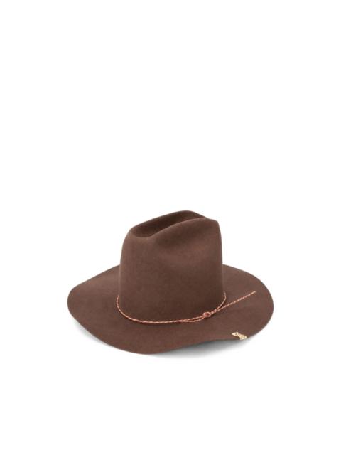 visvim rope-detail wide-brim hat