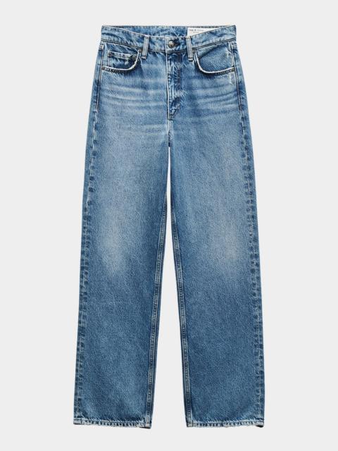 rag & bone Shea High-Rise Relaxed Straight Ankle Jeans