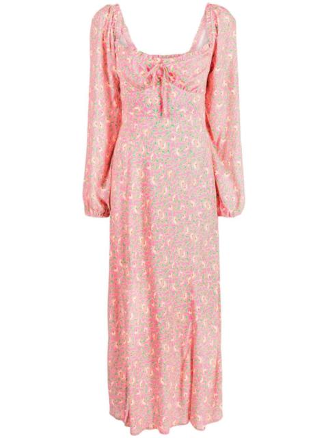 RIXO Olimani floral-print midi dress