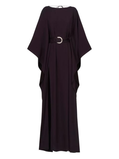 Taller Marmo Fitzgerald embellished-belted maxi dress