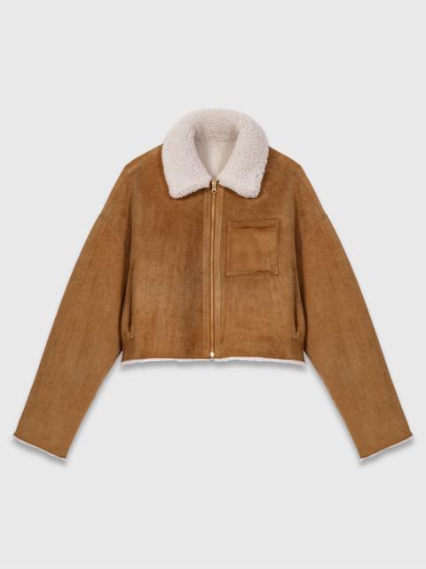 maje Reversible shearling coat
