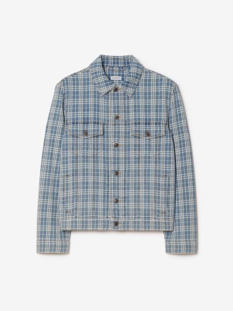 Burberry Check Denim Jacket