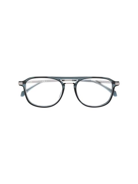 BOSS oval-frame glasses
