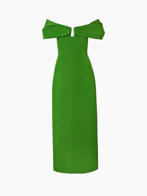CAROLINA HERRERA Off-Shoulder Column Dress