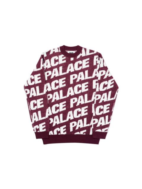 PALACE Palace Toner Knit Red Plum
